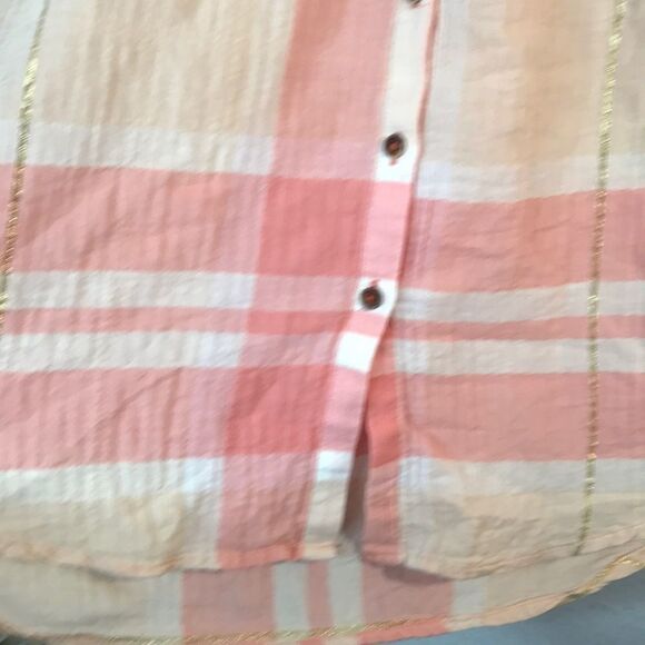 ‎Anthropologie plaid lightweight button up - Picture 3 of 6